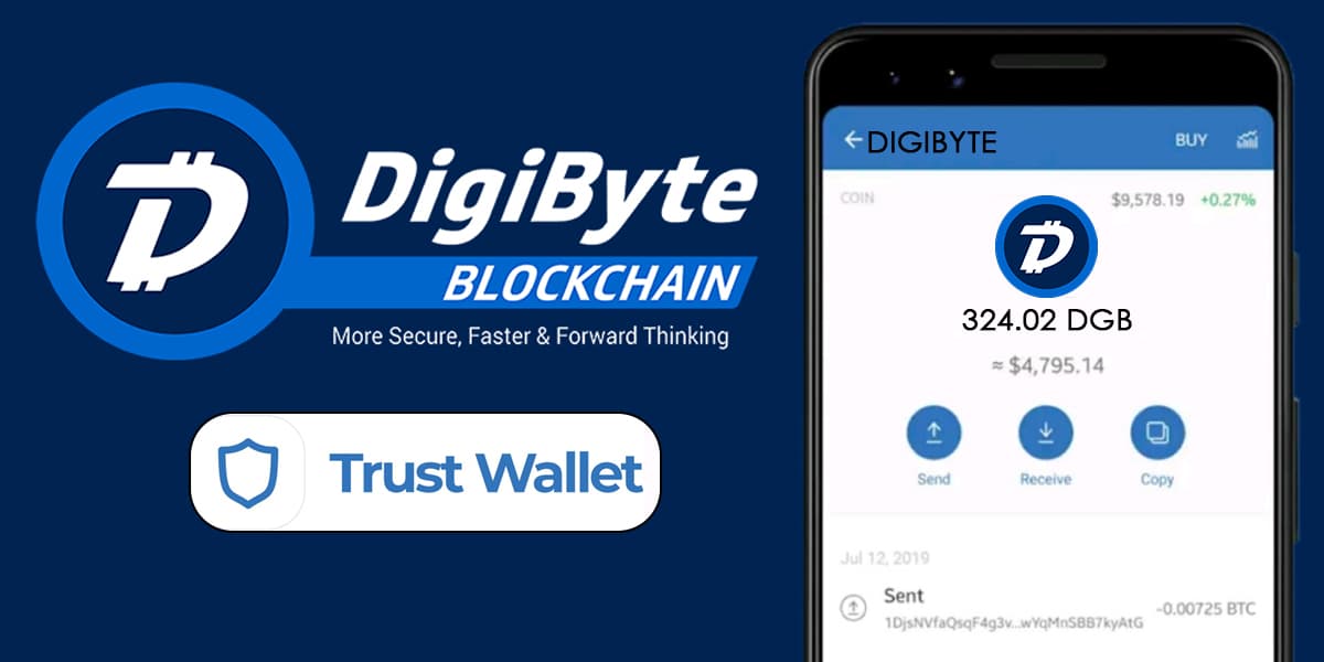Sell Digibyte on Trust Wallet