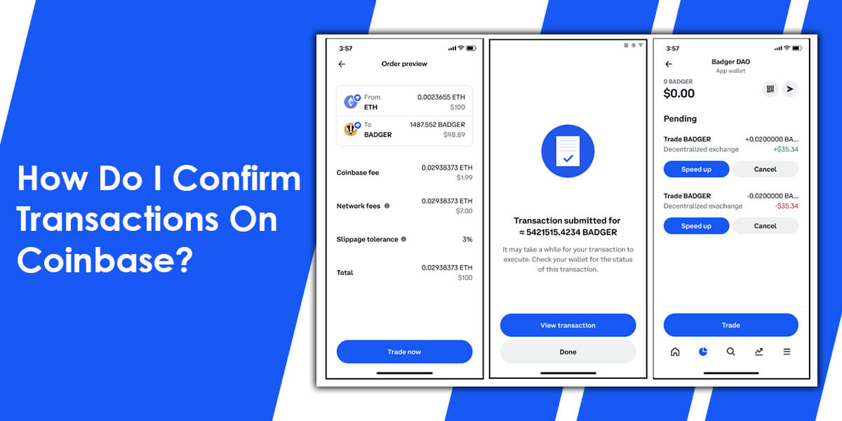 Confirm Transactions On Coinbase