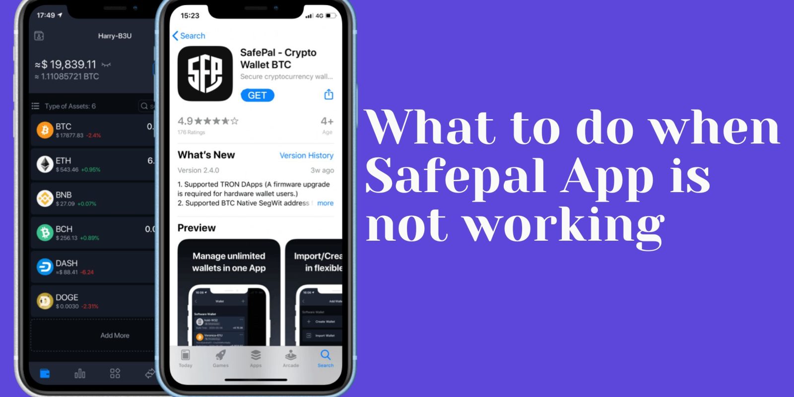 Safepal App is Not Working