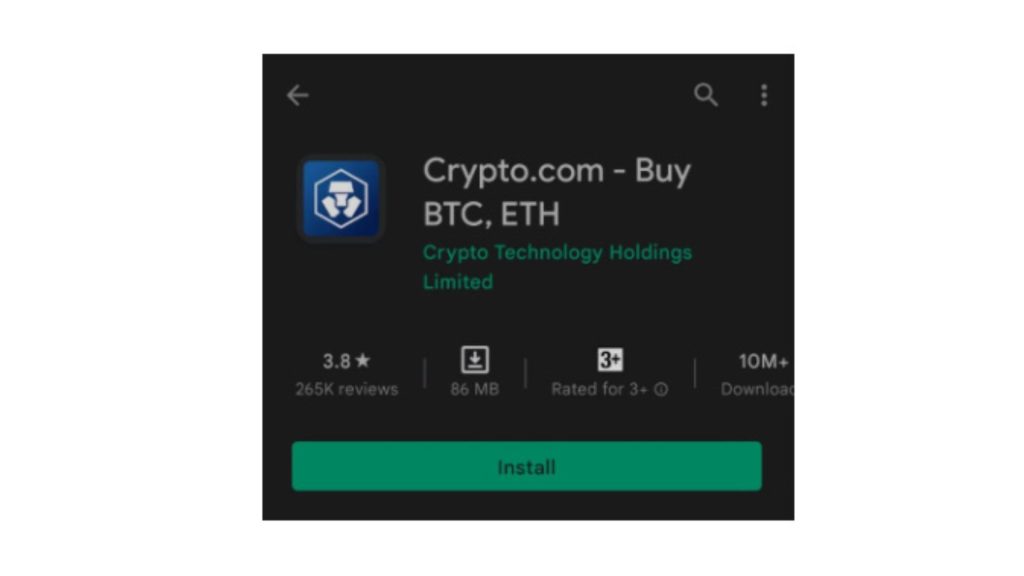 Reinstall the Crypto.com App