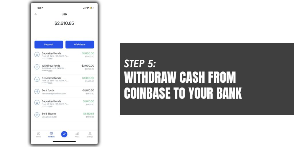 Withdraw Cash From Coinbase To Your Bank
