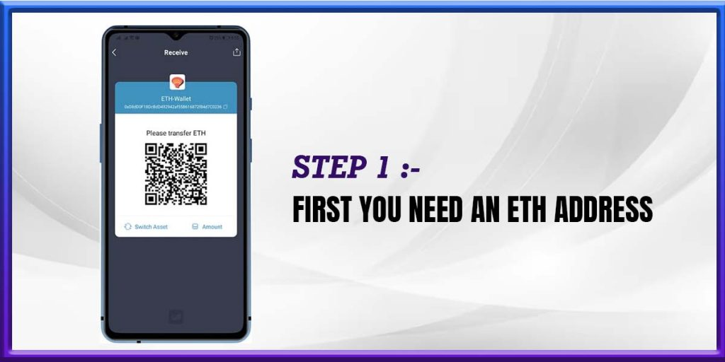 First You Need An ETH Address