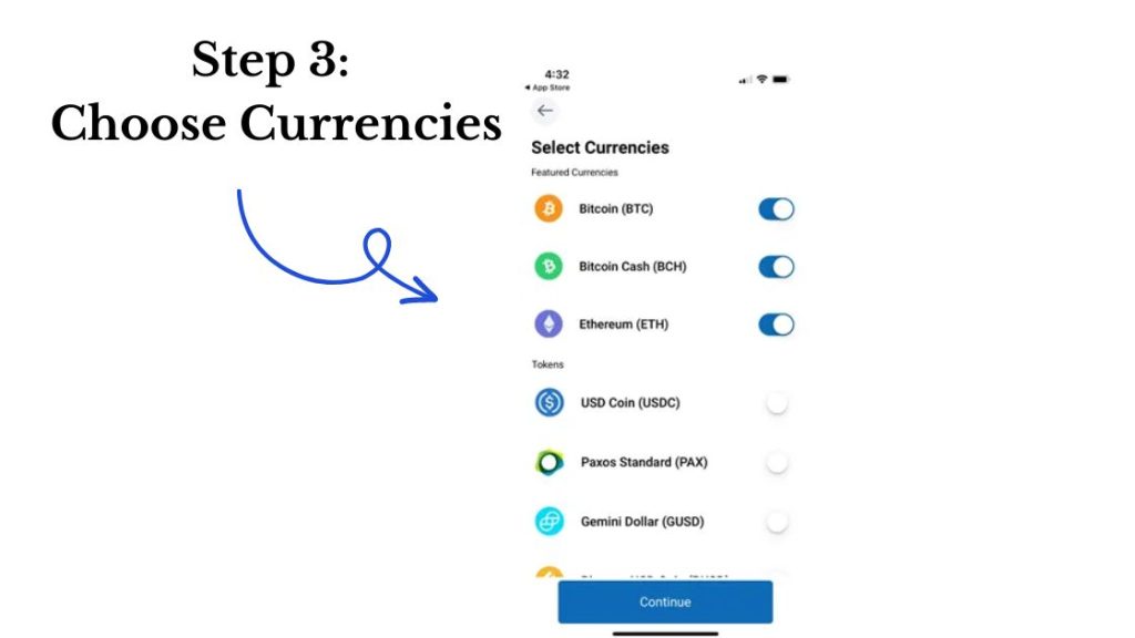 Choose Currencies