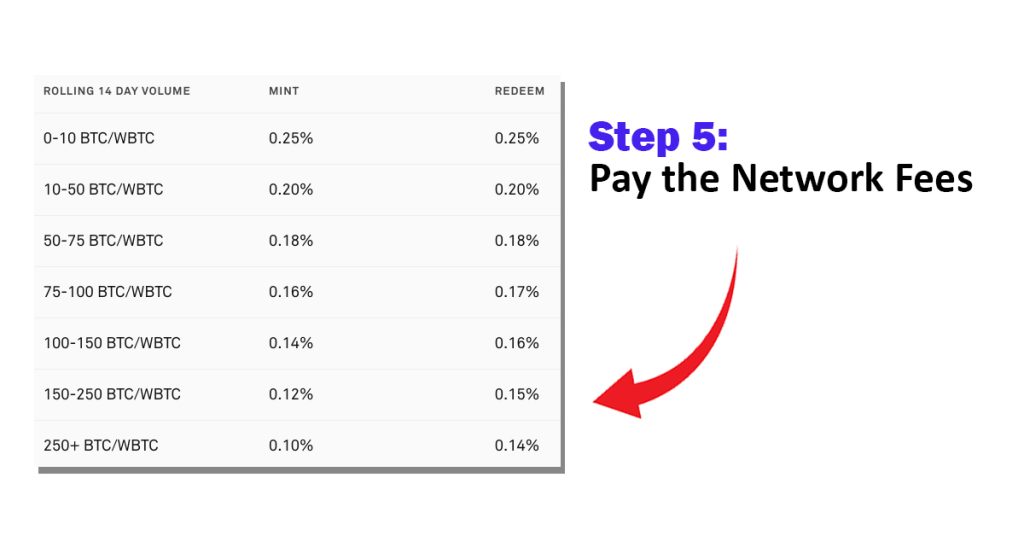 Pay the Network Fees