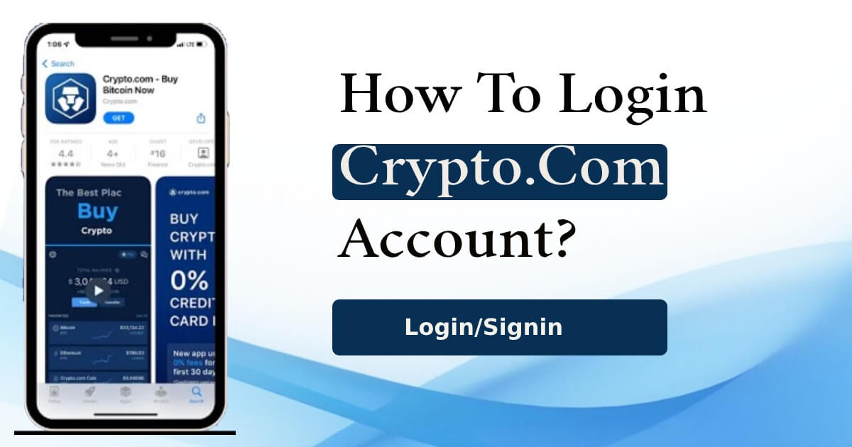 How To Login Crypto.Com Account