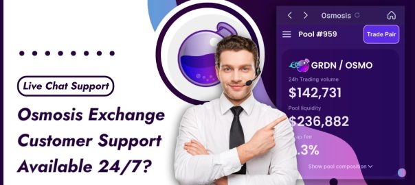 Osmosis Exchange Customer Support