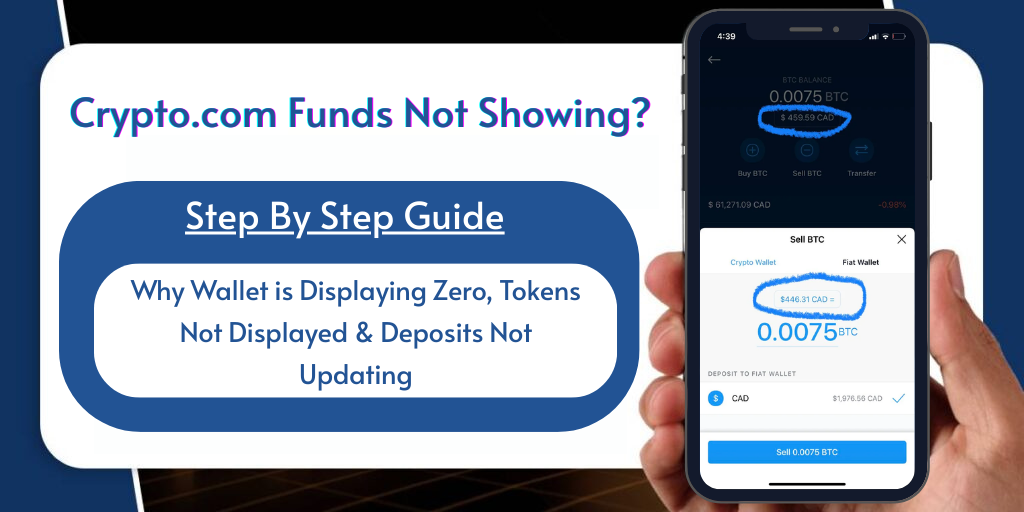 Crypto.com funds not showing